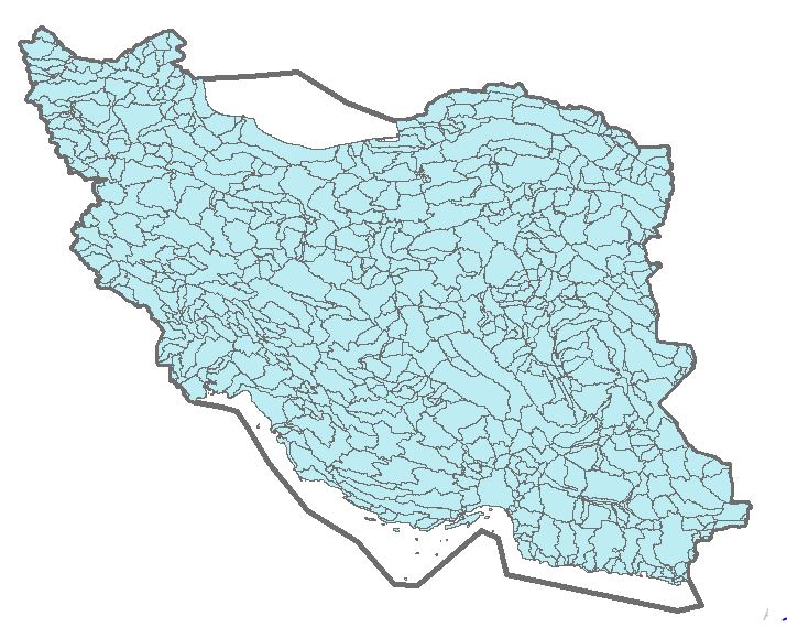 دانلود کامل زیر حوضه های ایران